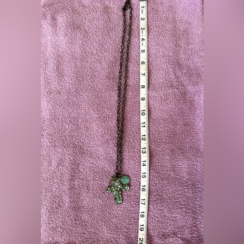 Distressed Rustic Statement Necklace - Picture 2 of 2